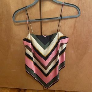 Zara bandana style blouse